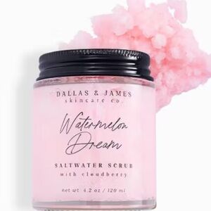 DALLAS & JAMES SKINCARE CO. Watermelon Dream Saltwater Scrub w/ Cloudberry
